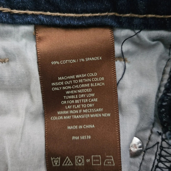 Kut from the kloth Sammie straight leg jeans dark blue wash‎ Denim size 4 - Picture 9 of 11